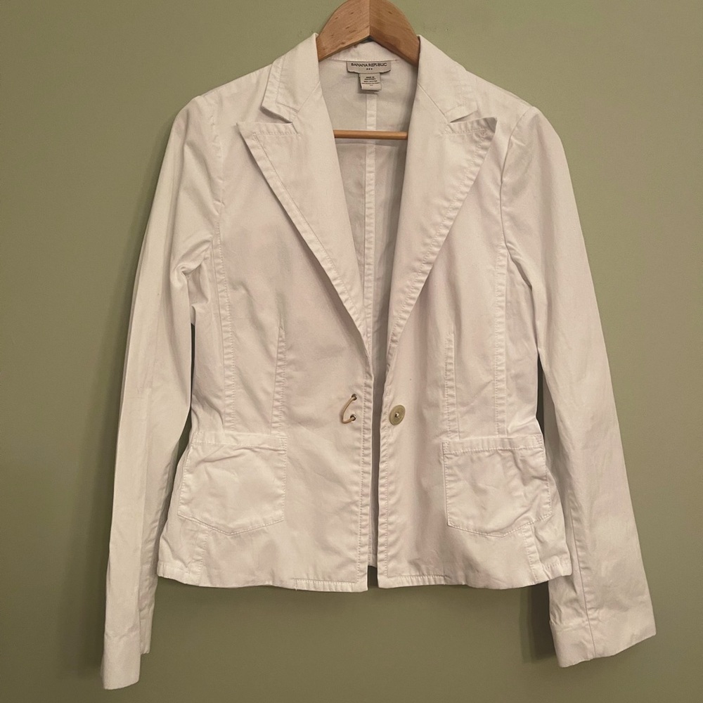 White Summer Blazer